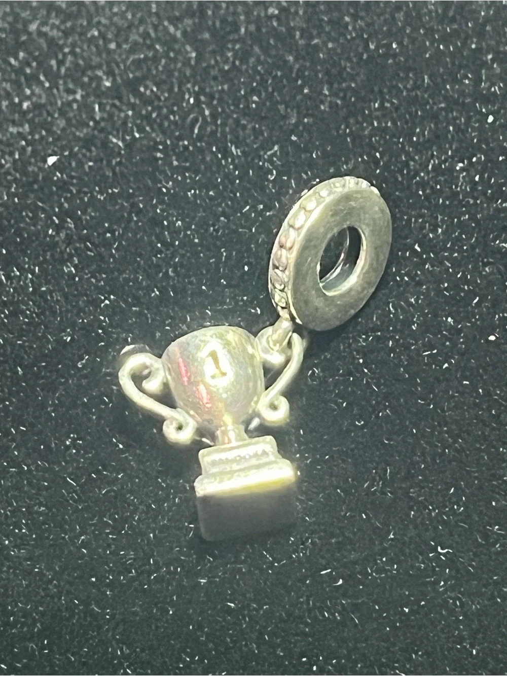 Pandora #1 Well Done Trophy Dangle Charm Sterling Silver - Picture 2 of 5